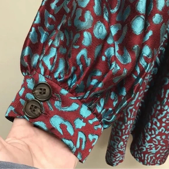 Halogen Nordstrom floral long sleeve dress
